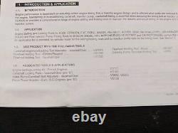 Jeu de réglage de verrouillage du moteur diesel Sealey VS100 B pour le calage de la pompe à carburant - 37 pièces