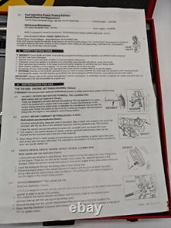 Jeu de réglage de verrouillage du moteur diesel Sealey VS100 B pour le calage de la pompe à carburant - 37 pièces