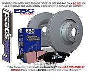 Kit de frein avant EBC Disque standard et plaquette Ultimax pour Ford Cortina Mk5 1.3 (7982)