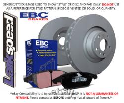 Kit de frein avant EBC Disque standard et plaquette Ultimax pour Ford Escort Mk2 1.1 (7580)