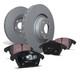 Kit De Frein Haute Performance Ebc Brakes Pdkf690 Compatible Avec Ford Cortina, Escort, Hyundai