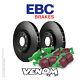 Kit De Freins Avant Ebc Disques Et Plaquettes Pour Ford Escort Mk2 1.1 75-80