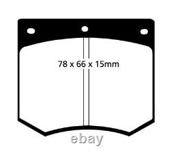 Kit de freins avant EBC Disques et Plaquettes pour Ford Escort Mk2 1.1 75-80