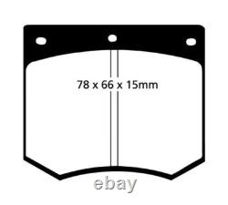 Kit de freins avant EBC disques et plaquettes pour Ford Cortina Mk5 2.0 79-82