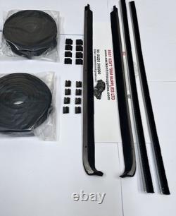 Kit de vitres 2 portes Ford Escort Mk1. Joints d’étanchéité et canal de vitre + clips