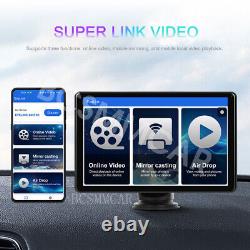 Lecteur MP5 Smart Screen Radio Stéréo de Voiture pour Apple Carplay BT Mirror Link Caméra