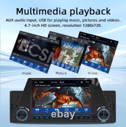 Lecteur MP5 de voiture 1 Din Radio Stéréo Audio pour Apple CarPlay Unité principale Mirror Link