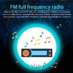 Lecteur MP5 stéréo radio FM à écran tactile 1 Din 9,5 pouces avec miroir de liaison et caméra