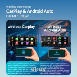Lecteur MP5 stéréo vidéo pour voiture avec WIFI, FM, USB, compatible avec Apple Carplay et Android Auto