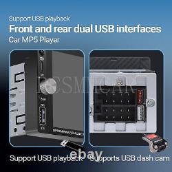 Lecteur MP5 stéréo vidéo pour voiture avec WIFI, FM, USB, compatible avec Apple Carplay et Android Auto