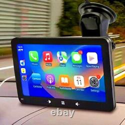 Lecteur multimédia Bluetooth pour voiture avec écran tactile, AUX, FM, CarPlay Android de 7 pouces.