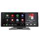 Lecteur Multimédia Bluetooth Sans Fil Pour Voiture Avec Android Carplay, Dvr Aux Hd 1080p Wifi
