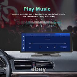 Lecteur multimédia Bluetooth sans fil pour voiture avec Android Carplay, DVR AUX HD 1080P WiFi