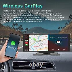 Lecteur multimédia Bluetooth sans fil pour voiture avec Android Carplay, DVR AUX HD 1080P WiFi