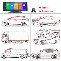 Lecteur multimédia Bluetooth sans fil pour voiture avec Android Carplay, DVR AUX HD 1080P WiFi