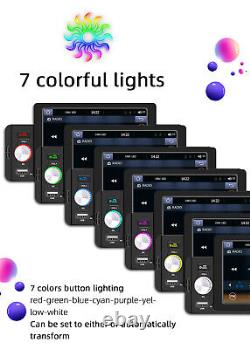 Lecteur multimédia radio Bluetooth MP5 USB FM MirrorLink pour voiture SUV VAN 1 Din
