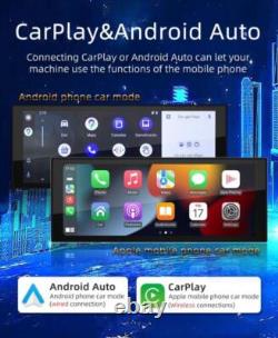 Lecteur vidéo de navigation GPS pour voiture Single DIN, radio FM Bluetooth, CarPlay Android