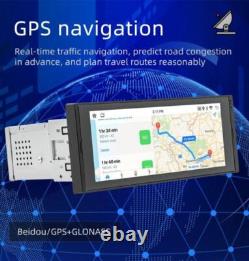 Lecteur vidéo de navigation GPS pour voiture Single DIN, radio FM Bluetooth, CarPlay Android