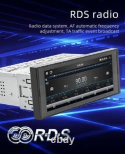 Lecteur vidéo de navigation GPS pour voiture Single DIN, radio FM Bluetooth, CarPlay Android