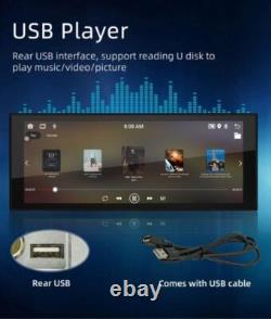 Lecteur vidéo de navigation GPS pour voiture Single DIN, radio FM Bluetooth, CarPlay Android
