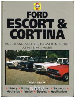 Manuel de restauration DIY Ford Cortina Mk1 Mk2 & Escort Mk1 Mk2 (1962-80) en très bon état