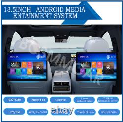 Moniteur d'appui-tête à écran tactile 2Din pour voiture, lecteur vidéo pour siège arrière, Bluetooth 2+32GB