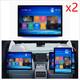 Moniteur D'appui-t&ecirc;te De Si&egrave;ge Arri&egrave;re De Voiture 1080p &eacute;cran Tactile Tv Lecteur Wifi Rotatif 2+32g
