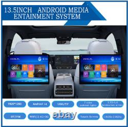 Moniteur d'appui-tête de siège arrière de voiture 1080P écran tactile TV lecteur WiFi rotatif 2+32G