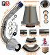 Performance Universelle Cold Air Feed Pipe Air Filter Kit Chrome 2103ch-frd1