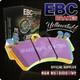 Plaquettes Avant Ebc Yellowstuff Dp4169r Pour Ford Cortina Mk2 1.6 (lotus) 66-70