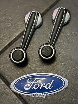Poignées de vitres authentiques pour Ford Escort Mk1 Granada Cortina, référence 160195 G41250, la paire.