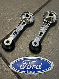 Poignées de vitres authentiques pour Ford Escort Mk1 Granada Cortina, référence 160195 G41250, la paire.