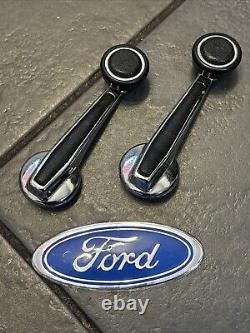 Poignées de vitres authentiques pour Ford Escort Mk1 Granada Cortina, référence 160195 G41250, la paire.
