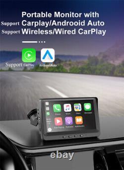 Portable 7in Din Car Stereo Radio Apple Carplay Android Carplay Fm Lecteur Mp5