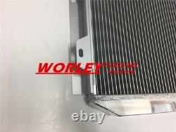 Radiateur en aluminium pour Ford Escort 1600 Capri MK2/MK3 GECP Cortina OHV 1.3/1.6/2.0L MT