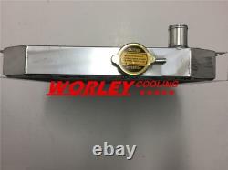 Radiateur en aluminium pour Ford Escort 1600 Capri MK2/MK3 GECP Cortina OHV 1.3/1.6/2.0L MT