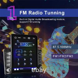 Radio De Voiture Double 2din 9.5in Écran Tactile Stéréo Bluetooth Fm Tf Aux Lecteur Mp5
