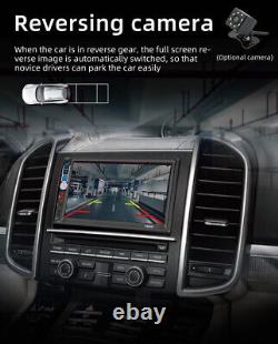 Radio stéréo pour voiture 7 pouces double DIN avec Bluetooth, multimédia et Apple CarPlay.
