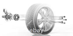 Rondelles de déport pour roues Ford 15mm 20mm Capri Escort en alliage noir centrées sur le moyeu 4x108 x 4