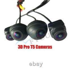 Système de vidéo de conduite DVR panoramique à 360° avec vue d'oiseau 4CH 1080P anti-buée