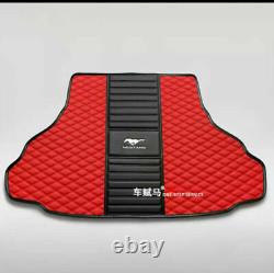 Tapis de sol et tapis de coffre imperméables pour Ford Mustang avec volant à droite 2001-2022.