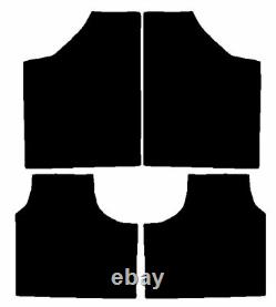 Tapis de voiture suprême noirs sur mesure pour Ford Cortina Mk1/Mk2 1962-1970 Autostyle