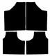 Tapis De Voiture Suprême Noirs Sur Mesure Pour Ford Cortina Mk1/mk2 1962-1970 Autostyle