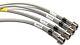 Tuyaux De Frein Tressés En Acier Tarox 3 Lignes Pour Ford Cortina Mk2 (1966-1970)