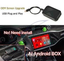 Version Voiture 4+32 Go Quad-core Carplay Ai Box Android Système Sans Fil Mirror Link