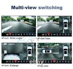 Voiture 4 Caméra 3d Panoramic Bird Eye Surround View 1080p Hd Dvr Dash Cam Universal