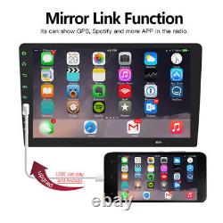 Voiture Fm Stereo Radio Bluetooth Fm Usb Aux Tf Mirror Link Mp5 Player 9in 1din +cam