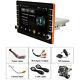 Voiture Stereo Mp5 Lecteur Radio 9in 1din Android 8.1 Gps Wifi Bt Usb Fm Avec 8led Cam