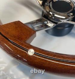 Volant en bois et kit de boss pour Ford Capri Mk1 Mk2, Cortina, Escort